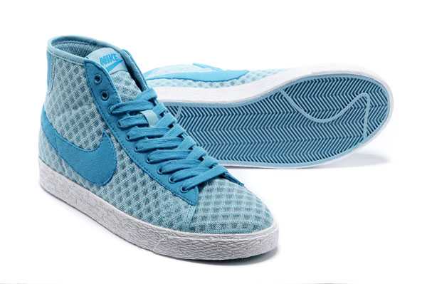 nike blazer high hi top 2013 net high blue pas cher